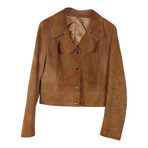 Short suede jacket