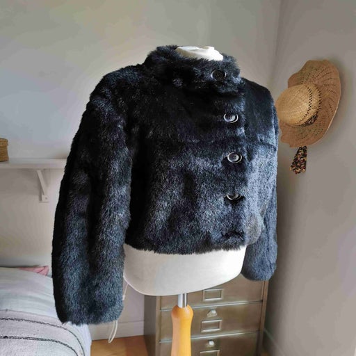 Faux fur coat
