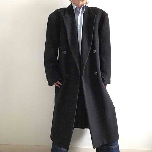 Wool and cashmere coat