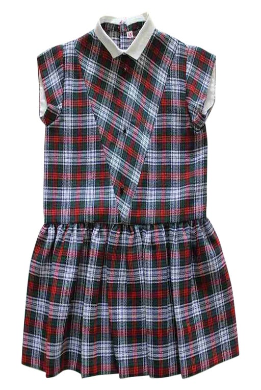 Checked dress