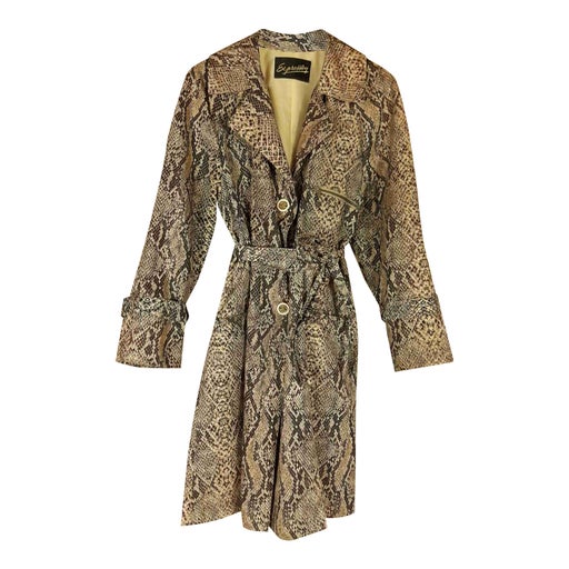 Python trench coat