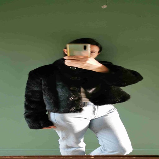 Faux fur coat