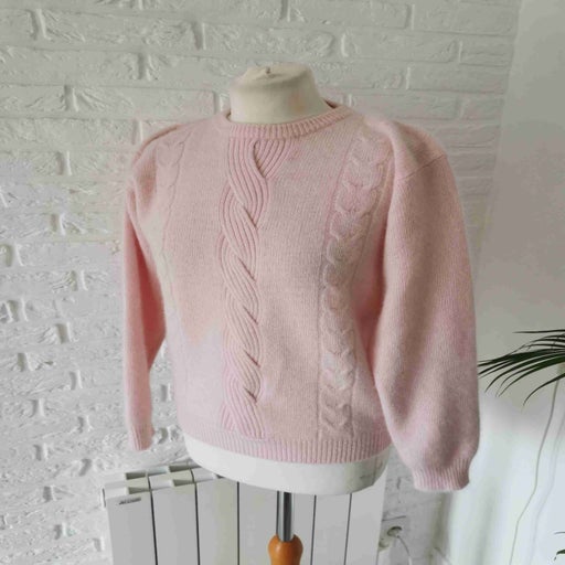 Angora and wool sweater