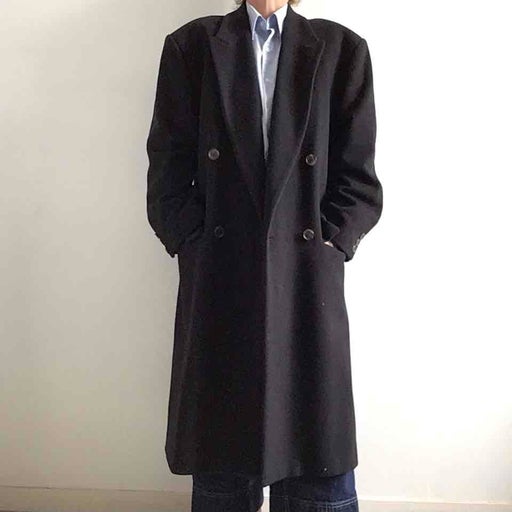 Wool and cashmere coat