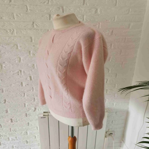 Angora and wool sweater