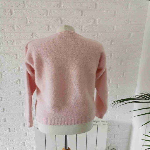 Angora and wool sweater