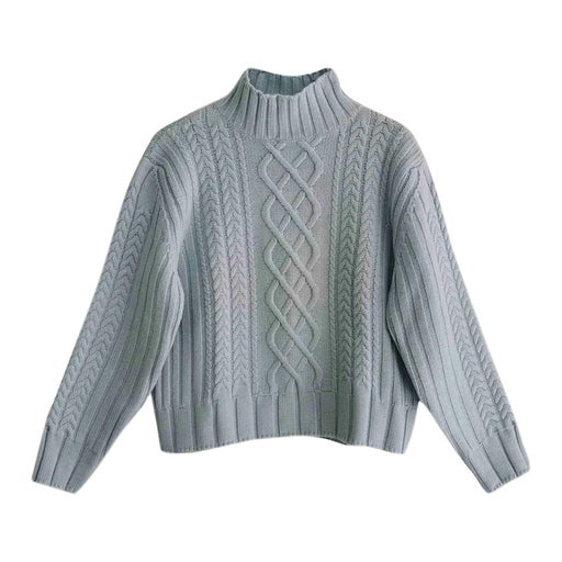 Cable sweater