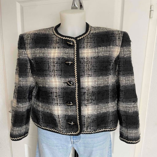 Checked jacket