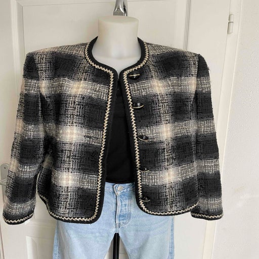 Checked jacket