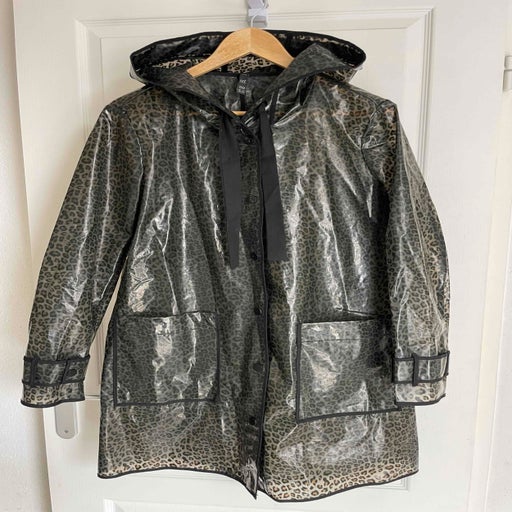 Leopard raincoat
