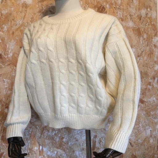 Cable sweater