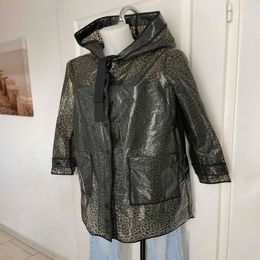 Leopard raincoat