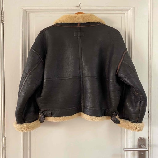 Shearling bomber