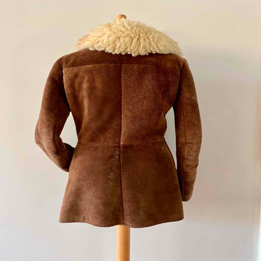 Shearling safari jacket
