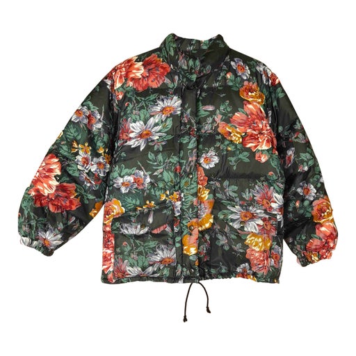 Floral down jacket