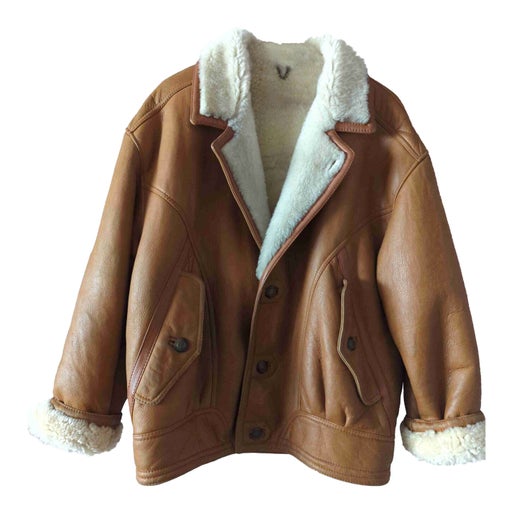 Shearling bomber