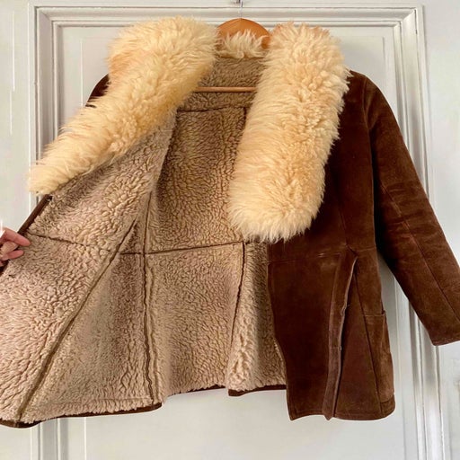 Shearling safari jacket