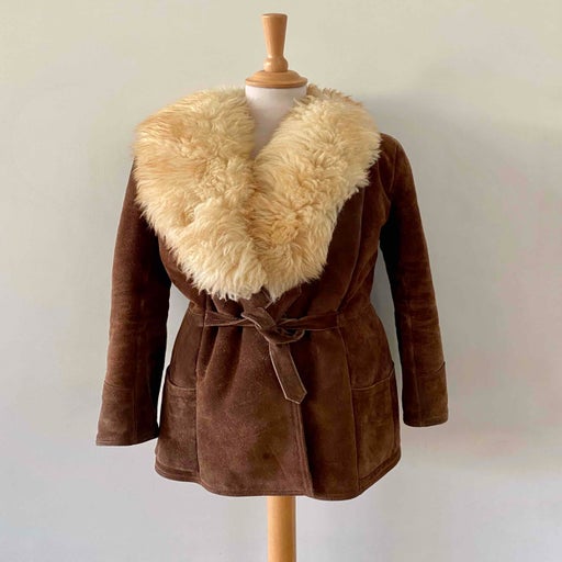Shearling safari jacket