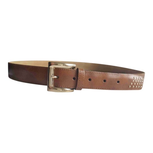 Leather belt
