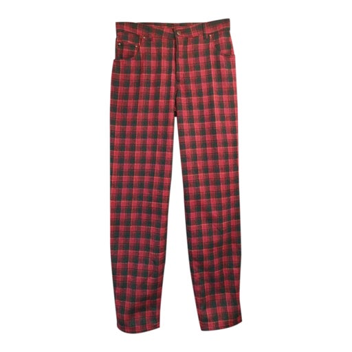 Checked pants