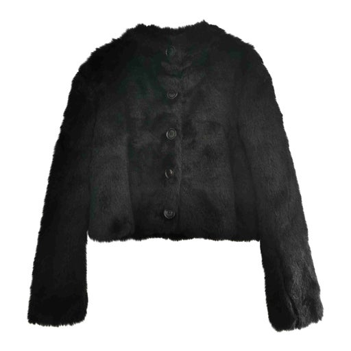 Faux fur coat