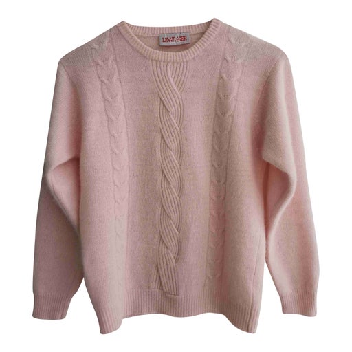 Angora and wool sweater