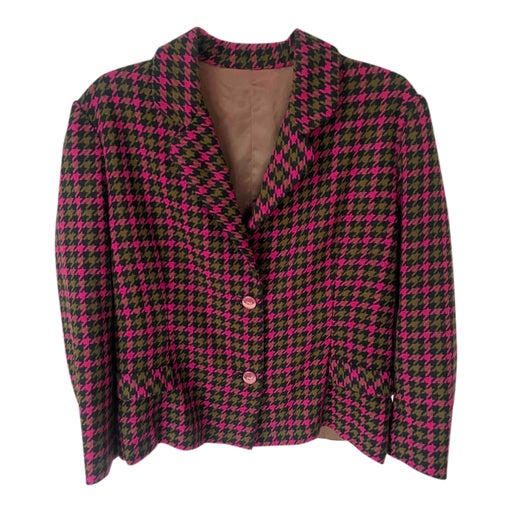 Checked blazer