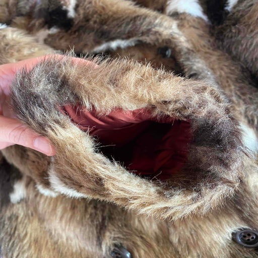 Faux fur coat