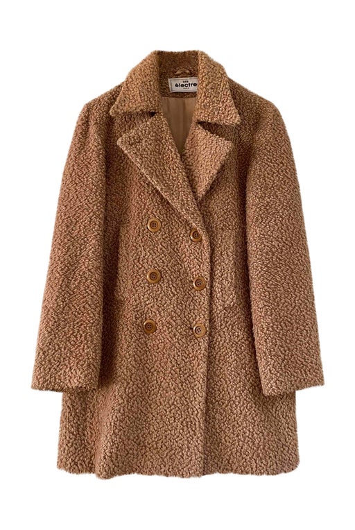 Boucle wool coat