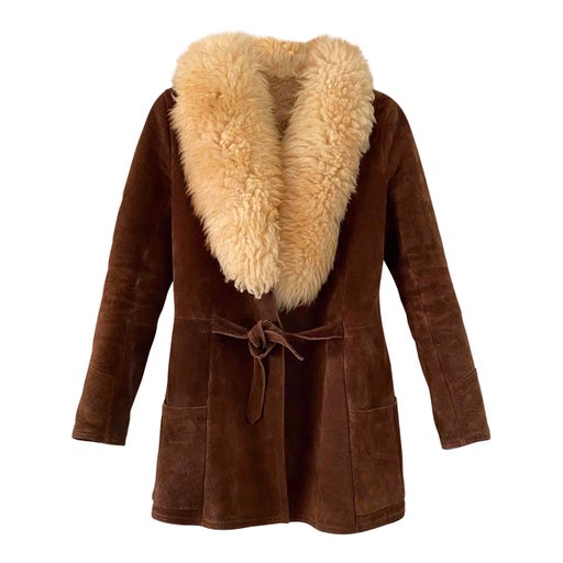 Shearling safari jacket