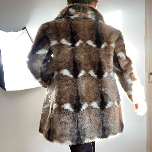 Faux fur coat