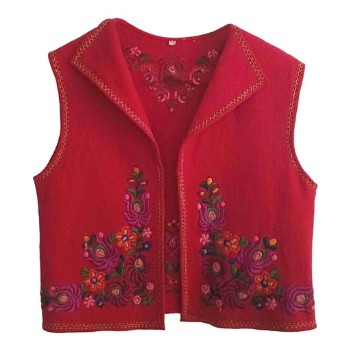 Gilet en laine sans manches