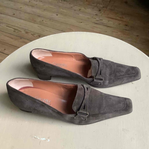 Suede loafers