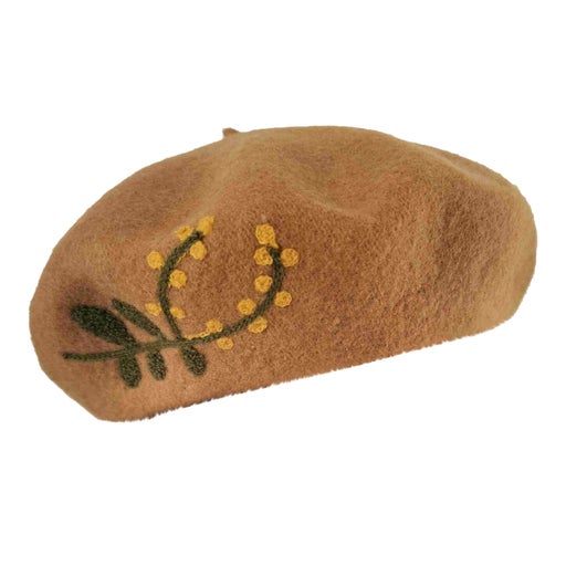 Embroidered beret
