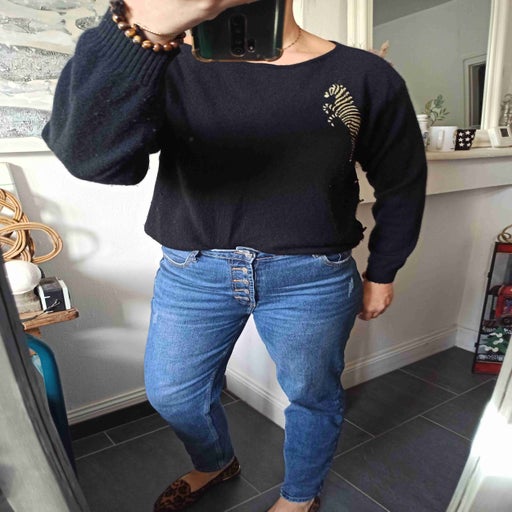 Angora sweater