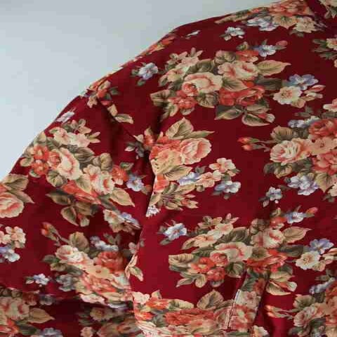 Floral down jacket