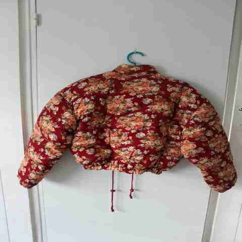 Floral down jacket