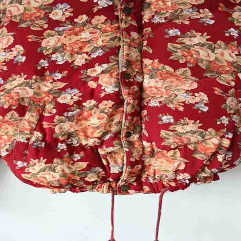 Floral down jacket