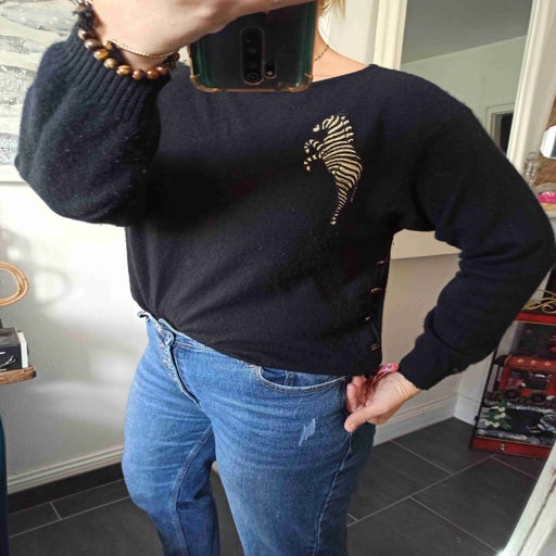Angora sweater