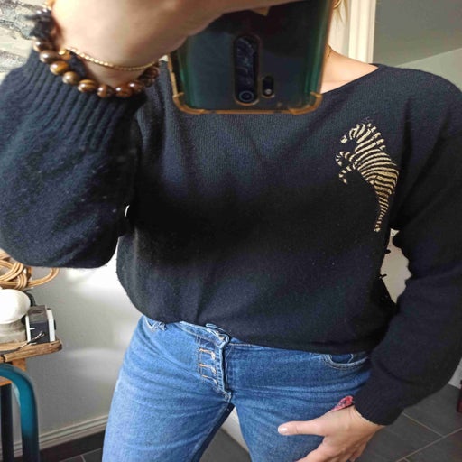Angora sweater