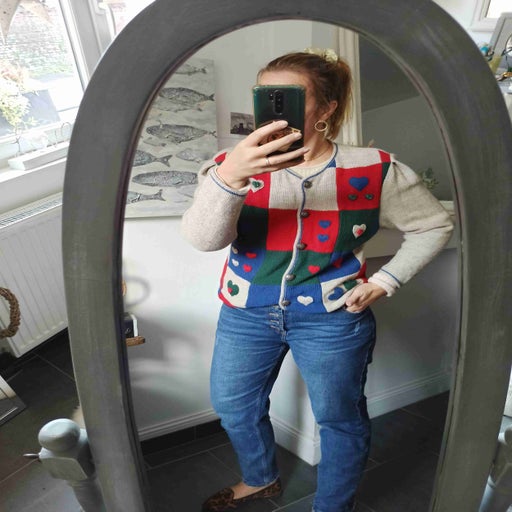 Patterned cardigan