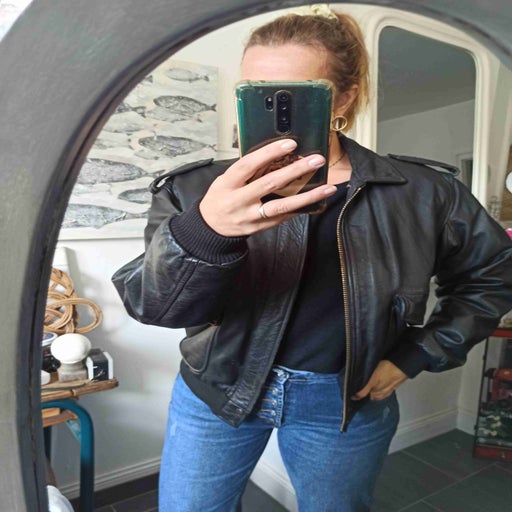Leather jacket