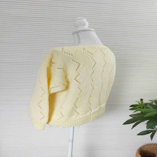 Openwork cardigan