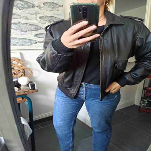 Leather jacket
