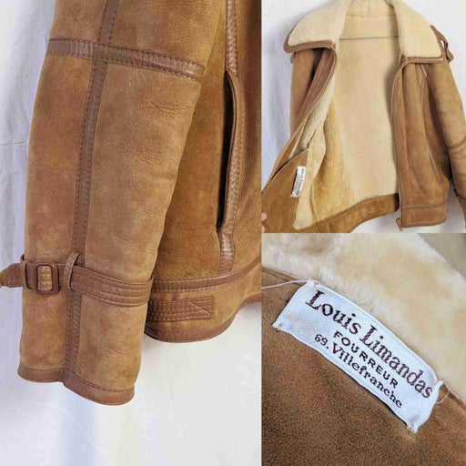 Shearling bomber