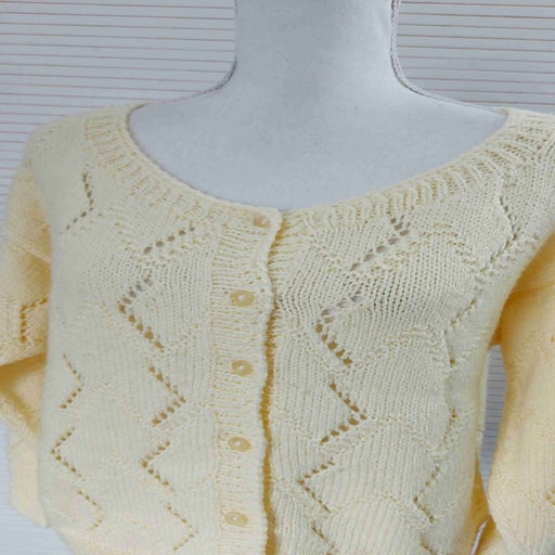 Openwork cardigan