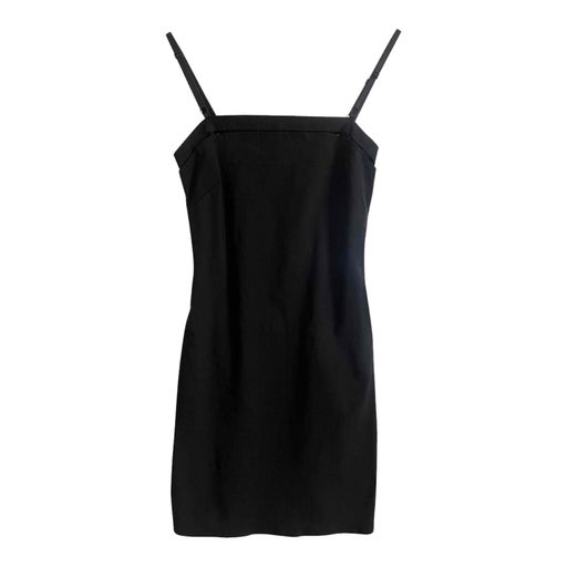 Black mini dress