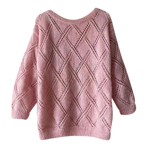 Openwork sweater