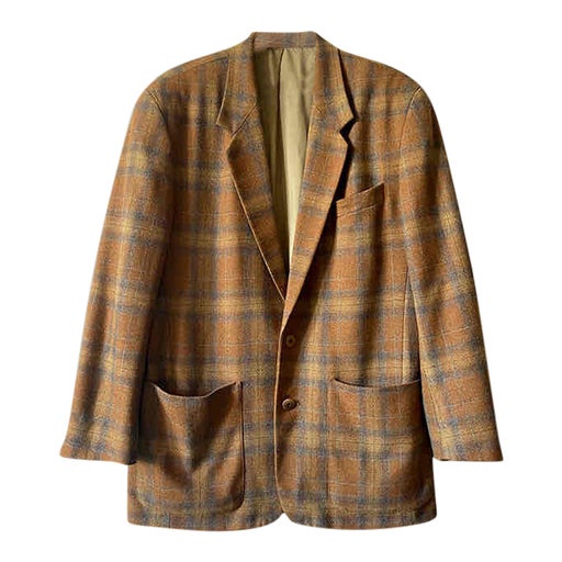 Checked blazer