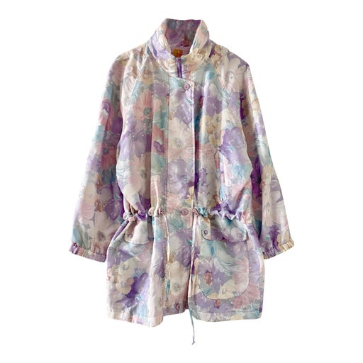 Floral down jacket